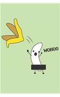 Notebook Recipe Book Chef Cook Bake Food Restaurant Gastronomy wohoo banana