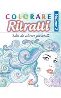 Colorare Ritratti 2: Libro da colorare per adulti (Mandala) - Anti-stress - volume 2