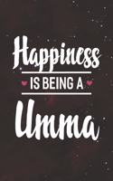 Happiness Is Being a Umma: Family Grandma Women Mom Memory Journal Blank Lined Note Book Mother's Day Holiday Gift