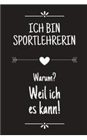Ich bin Sportlehrerin