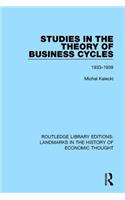 Studies in the Theory of Business Cycles