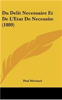 Du Delit Necessaire Et de L'Etat de Necessite (1889)