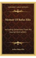 Memoir Of Rufus Ellis