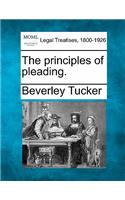 Principles of Pleading.