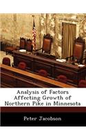 Analysis of Factors Affecting Growth of Northern Pike in Minnesota