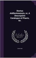 Hortus Addlestonensis, or, A Descriptive Catalogue of Plants, &c.