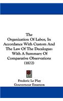 The Organization Of Labor, In Accordance With Custom And The Law Of The Decalogue