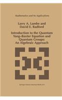 Introduction to the Quantum Yang-Baxter Equation and Quantum Groups: An Algebraic Approach