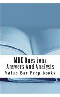 MBE Questions Answers And Analysis
