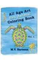 All Age Art -- Sea Animal Coloring Book