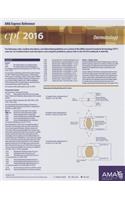 CPT 2016 Express Reference Coding Card Dermatology