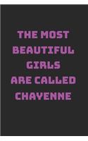 Chayenne Girl Woman Notebook