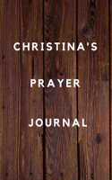 Christina's Prayer Journal