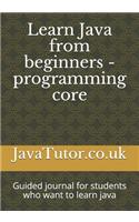 Learn Java for beginners - programming journal for students