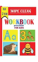 wipe clean workbook preschool for kids old 2 year
