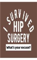 I Survived Hip Surgery What's Your Excuse?