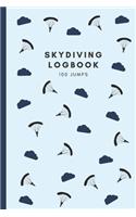 Skydiving Logbook: Jump Tracker Bespoke Notebook Gift (6" X 9")