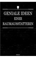 Geniale Ideen einer Raumausstatterin Notizbuch: Raumausstatterin Journal DIN A5 liniert 120 Seiten Geschenk