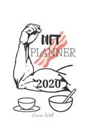 Diet Planner 2020: Diet-Planner-Trim-Size-Shopping-List-Keto-2020-Calendar-6-x-9-no-bleed-111-pages-cover-size-12.52-x-9.25-inch