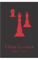 Chess Scorebook - 100 Games - 90 moves