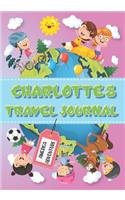 Charlotte's Travel Journal: Personalised Awesome Activities Book for USA Adventures