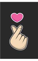 K-Pop Hand Symbol Kpop Heart Korean Love Music