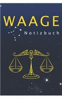 Waage Notizbuch