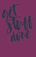 Get stuff done: week to view planner notebook