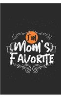 I'm Mom's Favorite: Sons Notebook, Graph Paper (6" x 9" - 120 pages) Family Themed Notebook for Daily Journal, Diary, and Gift