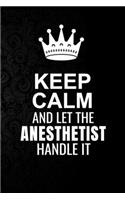 Keep Calm and Let the Anesthetist Handle It