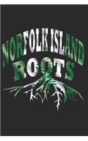 Norfolk Island Notebook: Norfolk Island Notebook - college book - diary - journal - booklet - memo - composition book - 120 sheets - Dot Grid paper 6x9 inch