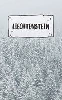 Liechtenstein: Ruled Travel Diary Notebook or Journey Journal - Lined Trip Pocketbook for Men and Women with Lines