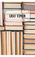 East Timor: Ruled Travel Diary Notebook or Journey Journal - Lined Trip Pocketbook for Men and Women with Lines