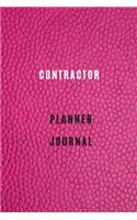 contractor planner journal Diary - Log - Journal For Recording job Goals, Daily Activities, & Thoughts, History: contractor workbook journal for all types of business, it is the ideal journal to progress in your project