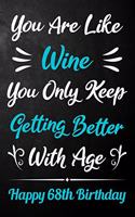 You Are Like Wine You Only Keep Getting Better With Age Happy 68th Birthday