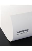 Cornell Notebook: 100 Cornell sheets for lecture, NoteTaking Notebook, US Letter Format (8.5 x 11) ruled perfect bound blank