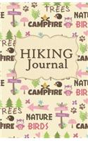 Hiking Journal: Hike Log Book - 50 Hikes - Compact Hiking Notebook (Outdoor Journal - Travelers Notebook - For Boy Scouts or Girl Scouts and Hikers - Nature and Tre