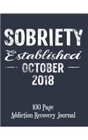 Sobriety Established October 2018