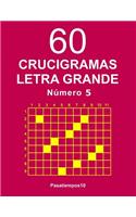 60 Crucigramas Letra Grande Número 5