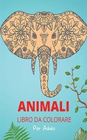 Animali Libro da Colorare per Adulti