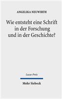 Wie entsteht eine Schrift in der Forschung und in der Geschichte?