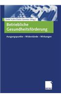 Betriebliche Gesundheitsförderung