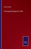 Savage-Club Papers for 1868