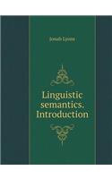 Linguistic Semantics. Introduction