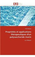Propri�t�s Et Applications Th�rapeutiques d''un Polysaccharide Marin