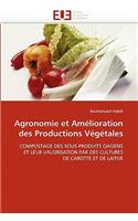 Agronomie Et Am�lioration Des Productions V�g�tales: (Omn.Univ.Europ.)