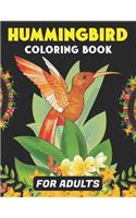 Hummingbird Coloring Book for Adults