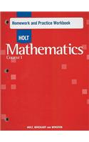 Holt Mathematics: Homework Practice Workbook Course 1