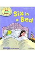 Oxford Reading Tree Read With Biff, Chip, and Kipper: First Stories: Level 1: Six in a Bed: (Oxford Reading Tree Read With Biff, Chip, and Kipper: First Stories)