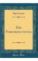 Die Forstbenutzung (Classic Reprint)